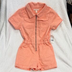 Derek Heart Coral Kids Romper